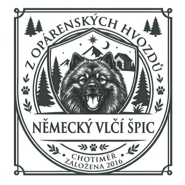 Německý vlčí špic z Opárenských hvozdů